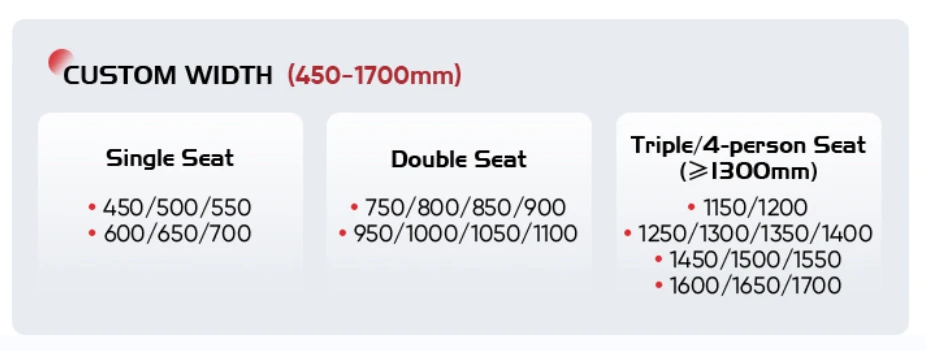 Motorhome RV Seat Width Custome Motorhome RV Seat Width Custome