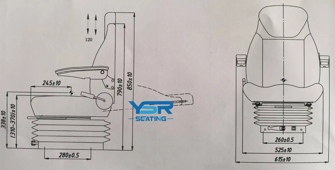 Agricultural Machinery Seat Drawing Agricultural Machinery Seat Drawing